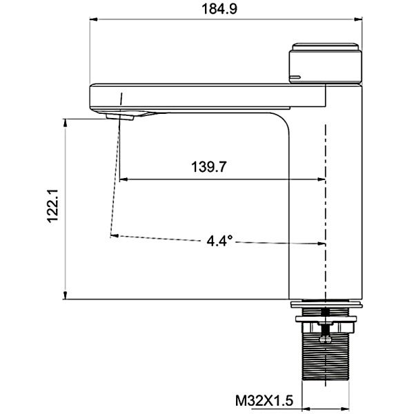 Смеситель для раковины Gappo G1095-1