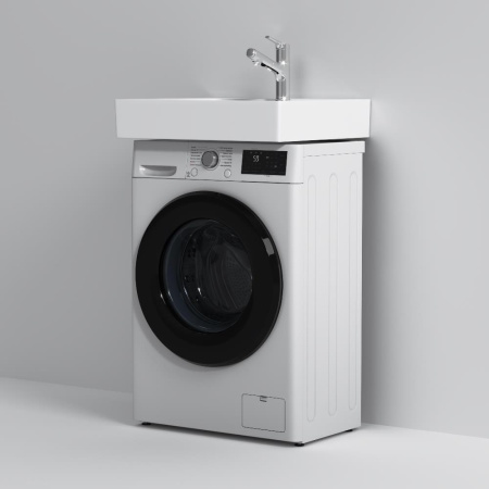 M85WCC0601WG050 X-Joy, Раковина над стиральной машиной AM.PM, керамическая, 60x50 см, белый глянец