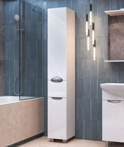 Пенал для ванной комнаты (30см) VIGO Callao  pn.CAL.30, белый