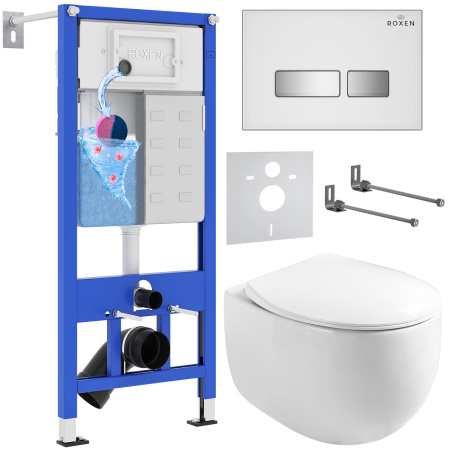 Комплект 6 в 1 Roxen StounFix Dual Fresh 964245 (состоит из: 710200, Glass 430280W, 530170-01)