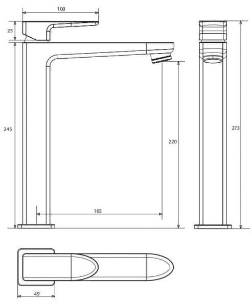 Смеситель для раковины OMNIRES Siena SN7312CR