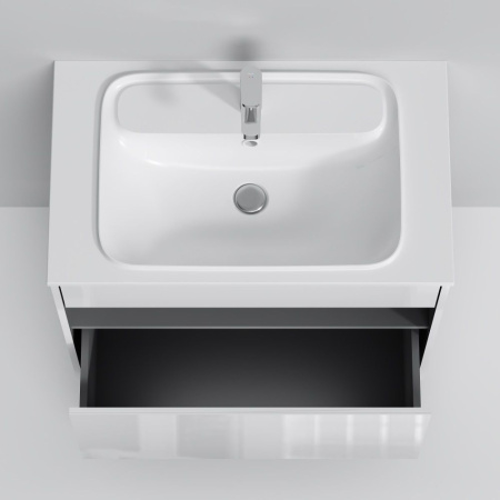 M8FFUX0801WG Func База под раковину AM.PM, 1 ящик (pull-out), 80 см, цвет белый глянец