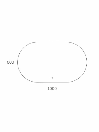 Зеркало Taliente Zled TA-Zled-F10060 100х60 LED