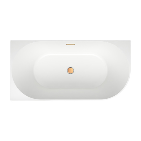 Акриловая ванна в наборе 4 в 1: пристенная ванна (левый разворот), каркас, экран, слив-перелив Wellsee Belle Spa 235701004