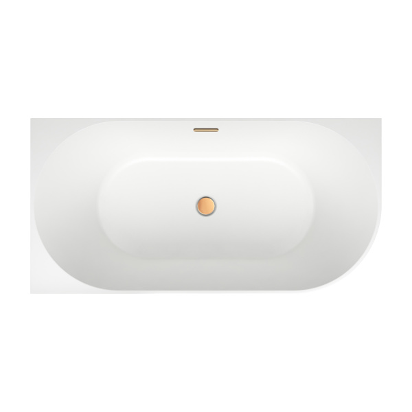 Акриловая ванна в наборе 4 в 1: пристенная ванна (левый разворот), каркас, экран, слив-перелив Wellsee Belle Spa 235701004