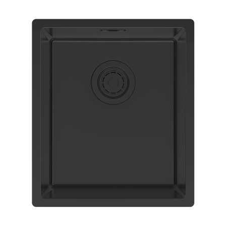 Мойка Paulmark LASSAN 38 UNI LA38-MBN 380х440х200 мм, нержавеющая сталь, матовый черный NANO-PVD