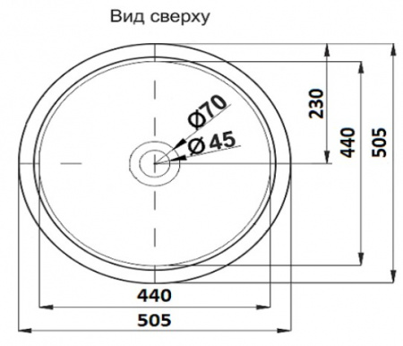 Раковина накладная CeramaLux 9426