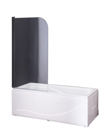 Душевая шторка на ванну Taliente TA-0814CB 80х140 стекло прозрачное 6 мм