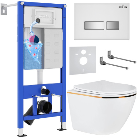 Комплект 6 в 1 Roxen StounFix Dual Fresh 904965 (состоит из:  710200,  Glass 430280W, 530110-01G)