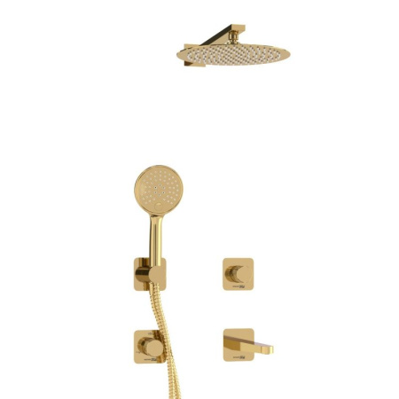 A7651.304.305.183.208.280.197.207 Встраиваемый комплект для ванны WasserKRAFT с верхней душевой насадкой, лейкой