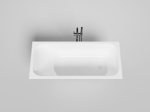 Ванна встраиваемая Salini ORLANDA KIT 160x70 покраска по RAL полностью, S-Stone, матовый 102125MF