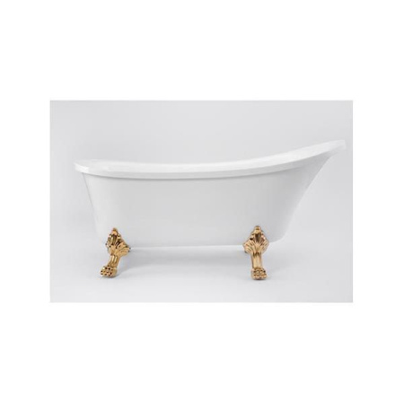 Акриловая ванна Rea BRASSO 160 GOLD Siphon REA-W5631