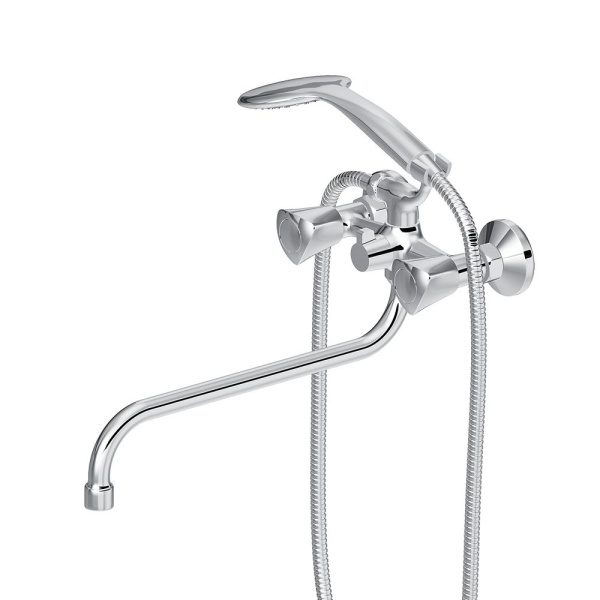 349500000 Object, Смеситель для ванны и душа AM.PM с длинным изливом, душ.гарнитуром