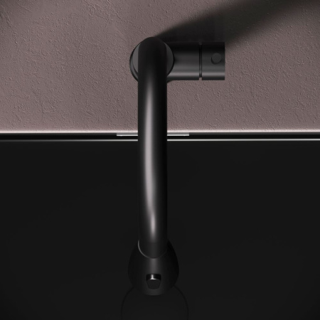 F85B07522 X-Joy S, Смеситель для кухни AM.PM с вытягивающимся изливом, черный