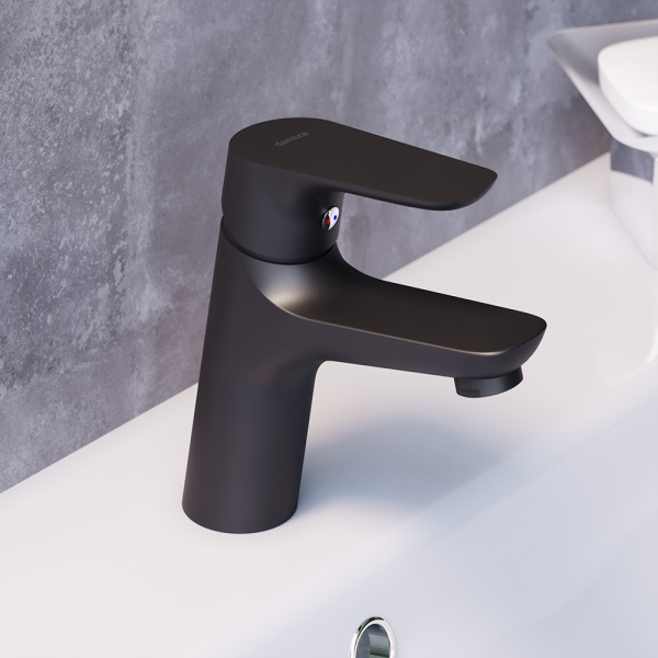 770210301 Jupiter Смеситель для умывальника Damixa, черный