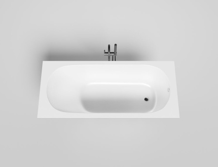Ванна встраиваемая Salini ORNELLA 170x75, S-Sense, глянцевый белый 102311G