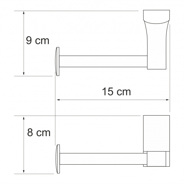 Держатель туалетной бумаги WasserKRAFT Leine K-5096W