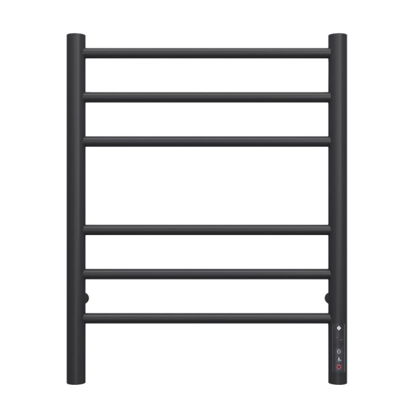 Полотенцесушитель Terminus КС Аврора П6 450х600 4670078527479 quick touch, матовый черный (RAL 9005)