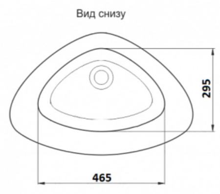 Раковина накладная CeramaLux 9062