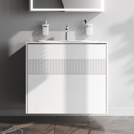 M8FFUX0802WM Func База под раковину AM.PM (push-to-open), 80 см, цвет белый матовый