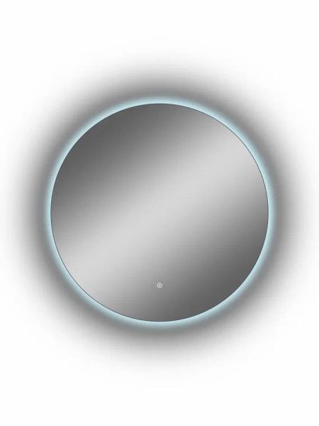 Зеркало Континент Ajour ECO LED D700 ореольная холодная подсветка, сенсор на касание