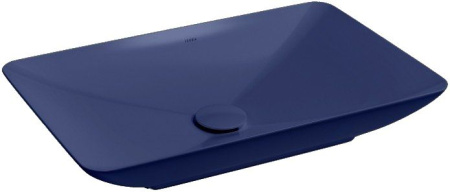 Раковина ISVEA SistemaY Clear накладная 600*377*127 цвет цвет синий матовый 10SY50060SV-2Z