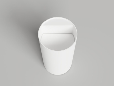 Раковина напольная Salini ARMONIA ROUND TOP 01 без отверстия под смеситель в цвете по RAL, 130421TMF