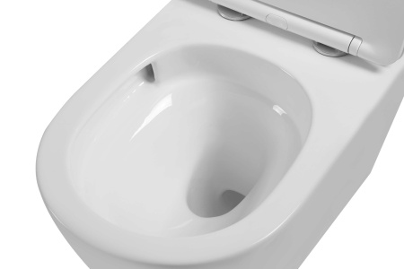 Унитаз подвесной Vincea Globo VT1-14ST Tornado, цвет белый, ультратонкое сиденье soft-close