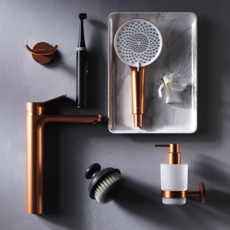 F85A92044 X-Joy Смеситель для умывальника AM.PM высокий, роз. золото