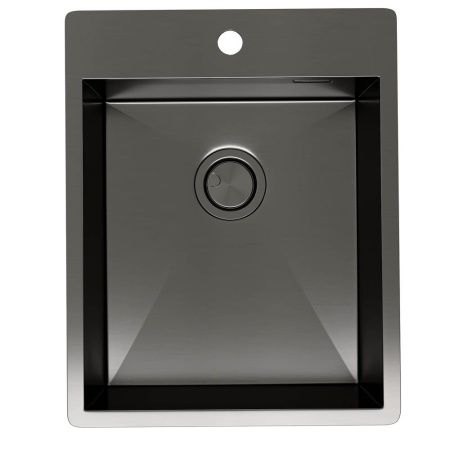 Кухонная мойка Reflexion Iseo RX2240BL оружейная сталь