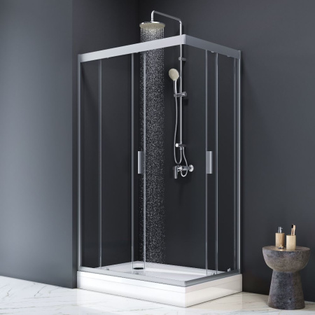 W90T-404-12080W Gem Square Душевой поддон AM.PM, 120x80 с сифоном