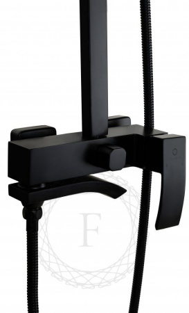 Душевая система FILARETE Waterfall FL2010 (Черный матовый)