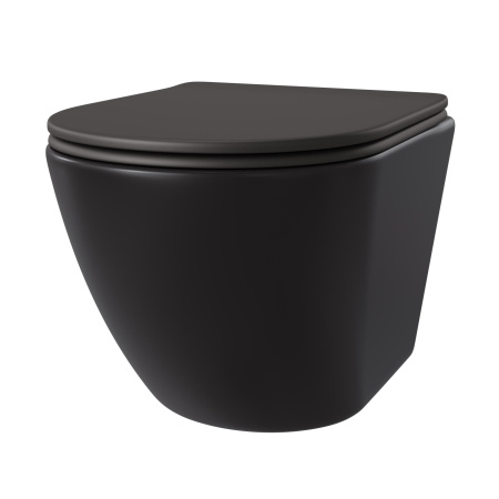 Унитаз Taliente Amato AM25010 Nero подвесной