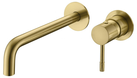 Смеситель для раковины Boheme Uno 465-MG С ВНУТРЕННЕЙ ЧАСТЬЮ matt gold