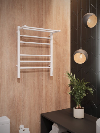 Аврора с/п П6 450х600 электро КС 9003 матовый ( new встроен диммер) Полотенцесушитель TERMINUS