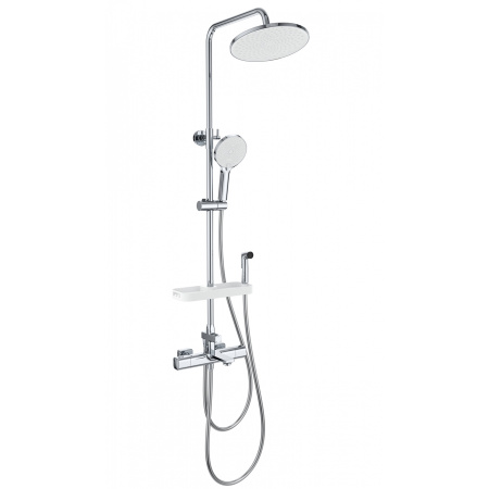 Душевая система с техническим душем и термостатом WONZON & WOGHAND, Хром (WW-C3011-A1-CR)