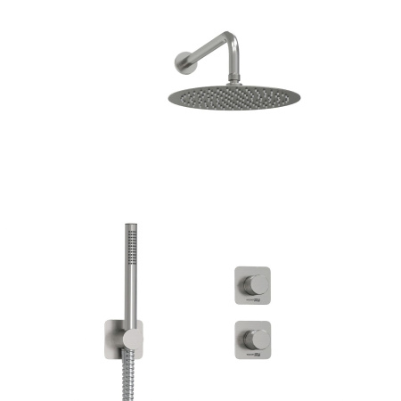 A6451.296.097.121.275.100.276  Встраиваемый комплект для душа WasserKRAFT с верхней душевой насадкой и лейкой