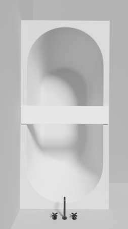 Полка для встраиваемой ванны Salini GABBIANO IN 880, белый, 1906208M