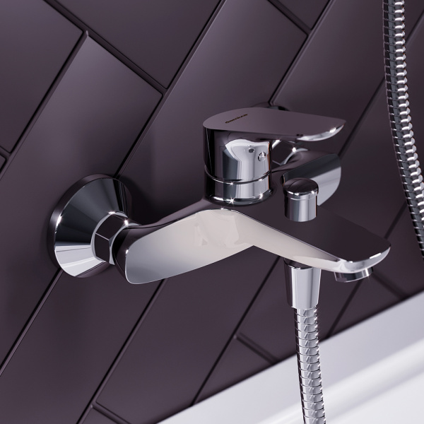 771000001 Jupiter, Смеситель для ванны и душа AM.PM, хром