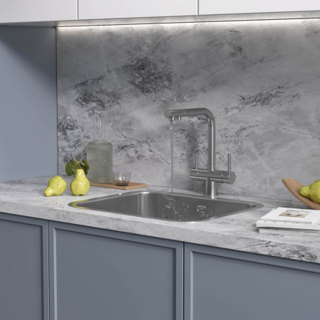 Кухонная мойка Reflexion Orta RX2454SS полированная сталь