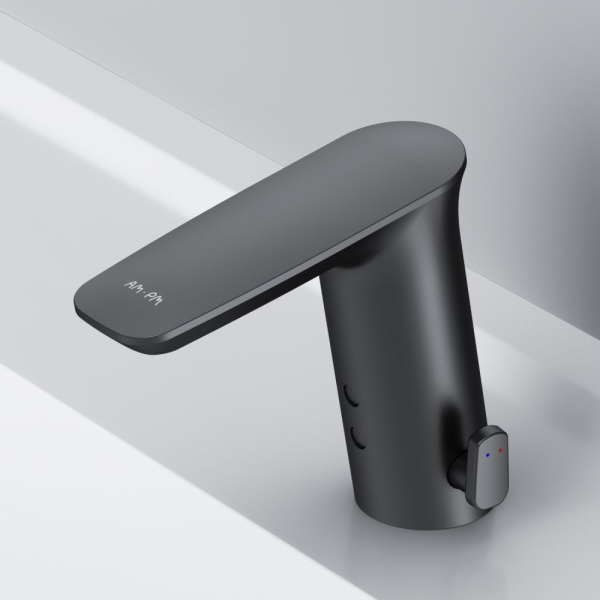 F50A02322 Inspire V2.0 Смеситель для умывальника AM.PM сенсорный, черный.