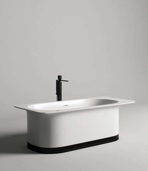 Ванна отдельностоящая Salini NINFEA 180x82 RAL полностью, S-Stone, матовый 102721MF