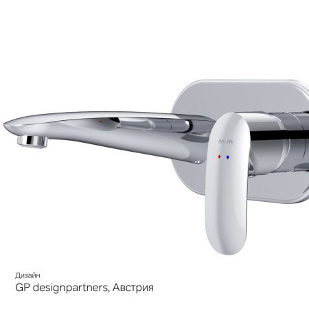 Смеситель для раковины AM.PM Like F8072200 монтируемый в стену