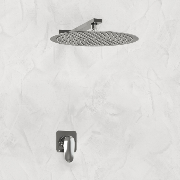 A3151.090.116 Встраиваемый комплект для душа WasserKRAFT с верхней душевой насадкой