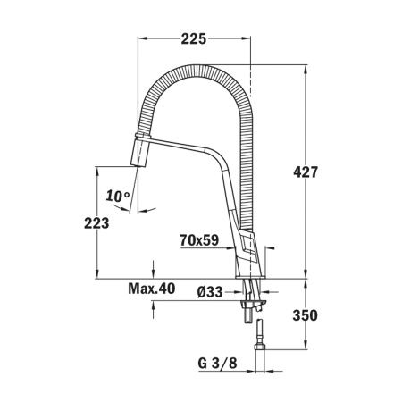 Смеситель для мойки ТЕКА IC 939 CHROME 339390200