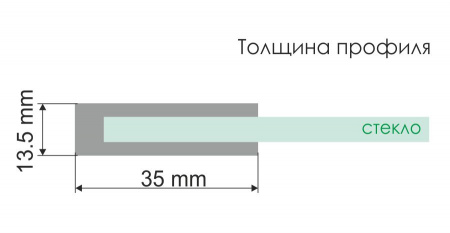 Стеклянная шторка на ванну WasserKRAFT Berkel 48P02-110RM