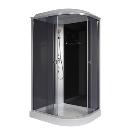 Душевая кабина Niagara Eco E120/80/13L/TN (120х80х215) низкий поддон(13см),стекло тонированное,3 места