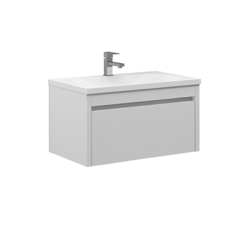 Тумба под умывальник Belux Мадрид 70-01 подвесная, белый глянцевый