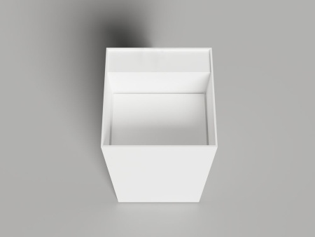 Раковина напольная Salini ARMONIA SQUARE TOP 01 без отверстия под смеситель покраска по RAL полностью, 130521TMF