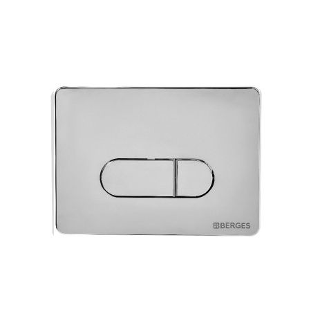 Инсталляция BERGES для скрытого монтажа унитаза NOVUM кнопка D3, хром глянец